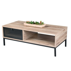 Table basse 1 tiroir 1 niche Soho - Le Dépôt Bailleul