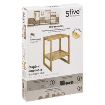 Etagère 1 case empilable Mix 5five - Le Dépôt Bailleul