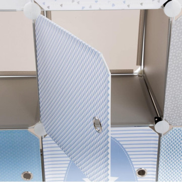 Rangement enfant en tissu gris en forme de château - Le Dépôt Bailleul