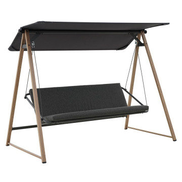 Balancelle 3 places Soly honey/charbon Hespéride - Le Dépôt Bailleul