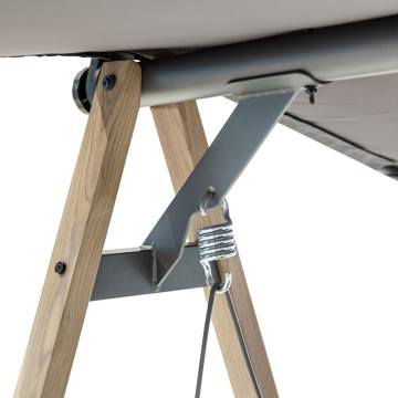 Balancelle 3 places Soly honey/charbon Hespéride - Le Dépôt Bailleul