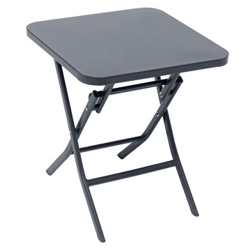 Table d'appoint pliante 40x40 graphite Hespéride - Le Dépôt Bailleul