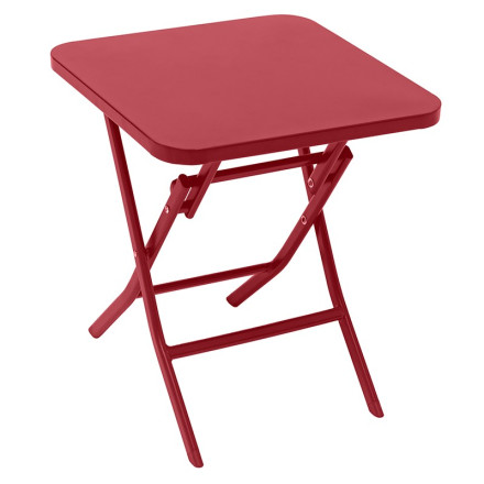 Table d'appoint pliante 40x40 grenade Hespéride - Le Dépôt Bailleul