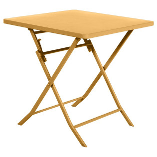 Table D'appoint Pliante 40x40 Greensboro Bleu Canard Hespéride