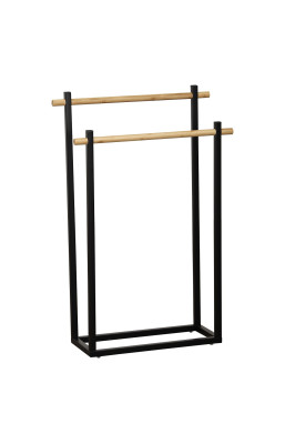 Porte serviettes métal noir...