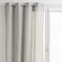 Rideau 140x260 texture Aska gris Atmosphera - Le Dépôt Bailleul