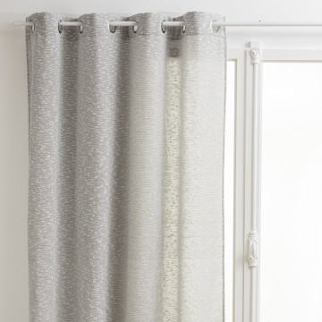 Rideau 140x260 texture Aska gris Atmosphera - Le Dépôt Bailleul