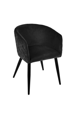 Fauteuil séjour Marlo noir...