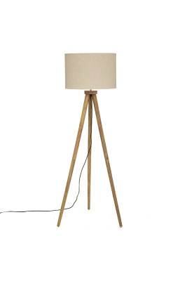 Lampadaire trépied bois...