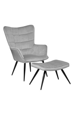 Fauteuil et tabouret...