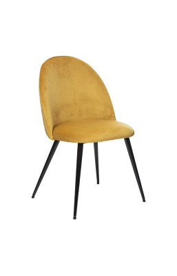 Chaise en velours Slano...