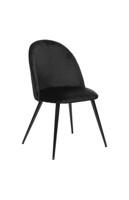 Chaise en velours Slano...