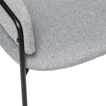 Fauteuil tissu gris Siron Atmosphera - Le Dépôt Bailleul