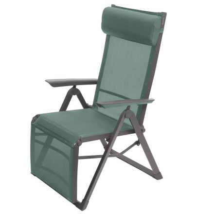 Chaise longue Decima Hespéride vert olive/graphite - Le Dépôt Bailleul