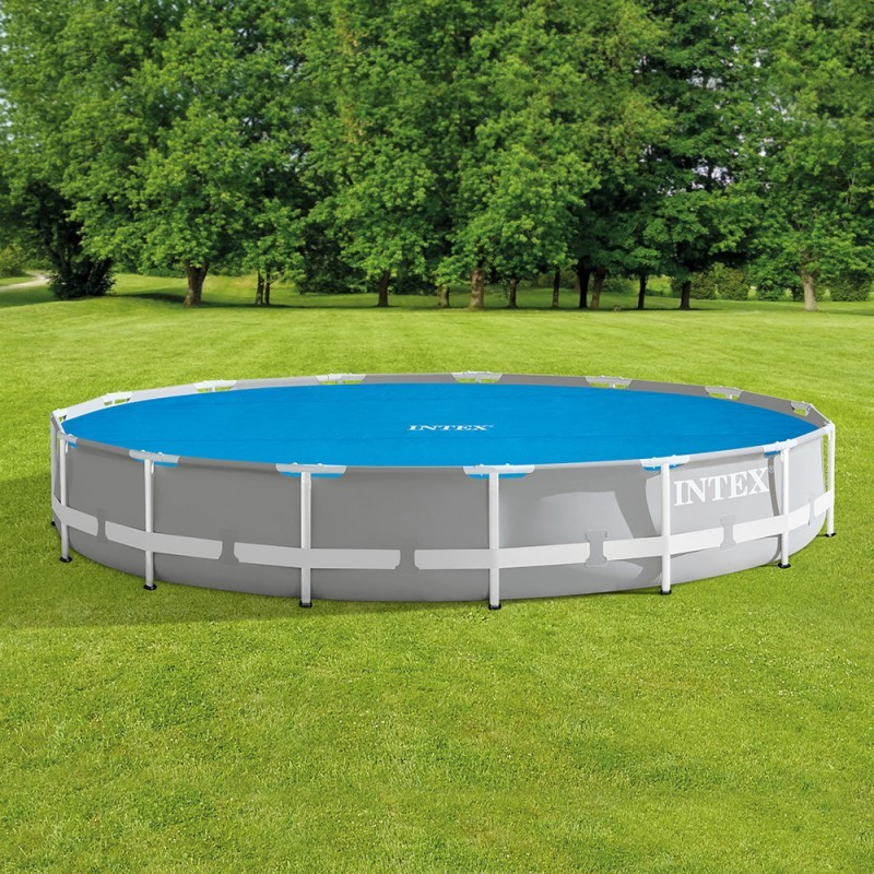 Bâche à bulles ronde pour piscines D. 4,57 m Intex