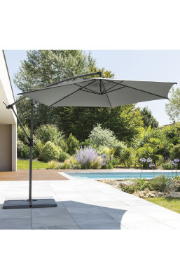 Parasol décentré rond Manoa...