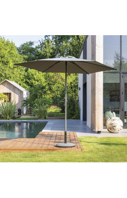 Parasol droit rond 2,7m...