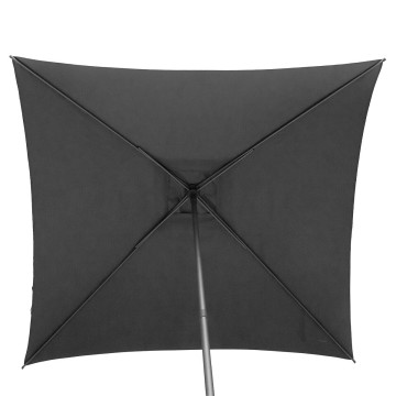 Parasol droit carré 2,5x2,5m Soya ardoise Hespéride - Le Dépôt Bailleul