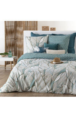 Parure de lit Moana bleu...