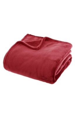 Plaid flanelle uni rouge...