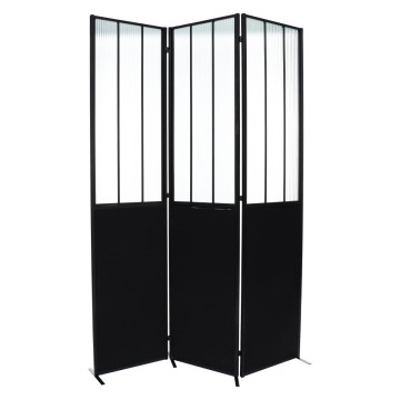 Paravent Atelier métal et verre trempé Atmosphera - Le Dépôt Bailleul