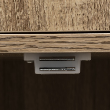 Etagère 3 cases avec portes naturel 5five - Le Dépôt Bailleul