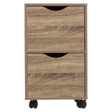 Chiffonnier 2 tiroirs sur roulettes 5five - Le Dépôt Bailleul
