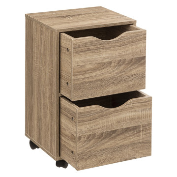 Chiffonnier 2 tiroirs sur roulettes 5five - Le Dépôt Bailleul