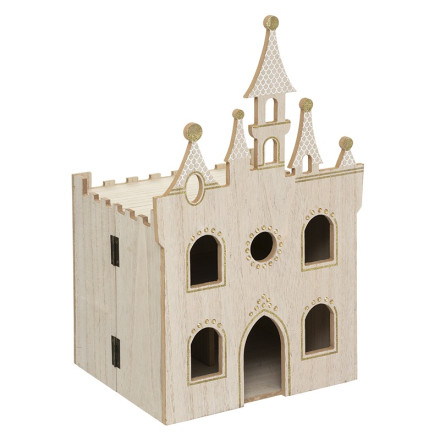 Château de princesse bois 52 cm Atmosphera - Le Dépôt Bailleul