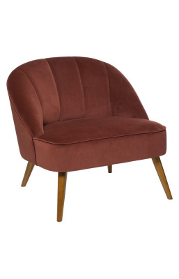 Fauteuil velours Naova...