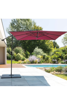 Parasol décentré carré...