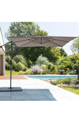 Parasol décentré carré...