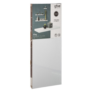 Étagère murale 60 cm coloris blanc 5five - Le Dépôt Bailleul