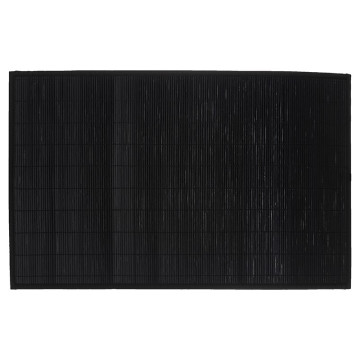 Tapis latte bambou 120x170cm coloris noir - Le Depot Bailleul.
