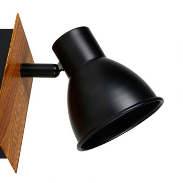 Spot Atelier métal noir et bois Ostaria - Le Dépôt Bailleul