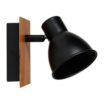 Spot Atelier métal noir et bois Ostaria - Le Dépôt Bailleul