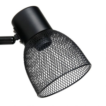 Spot Phenix en métal grillage noir Ostaria - Le Dépôt Bailleul