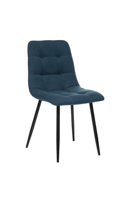 Chaise tissu Sirac bleu...