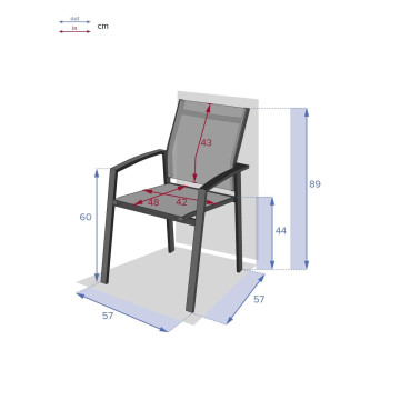 Fauteuil Axiome Hespéride noisette et blanc - Le Dépôt Bailleul