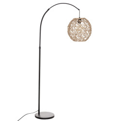 Lampadaire arc Raahé naturel H180 Atmosphera - Le Dépôt Bailleul
