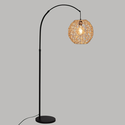 Lampadaire arc Raahé naturel H180 Atmosphera - Le Dépôt Bailleul