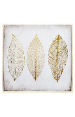 Toile imprimée Feuilles...