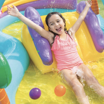 Pataugeoire aire de jeu gonflable enfant Intex - le Dépôt Bailleul