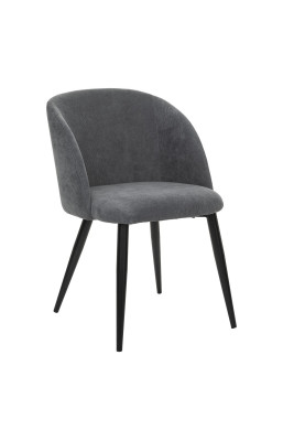 Chaise Céleste gris pieds...