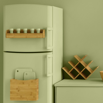 Rack 8 bouteilles en bambou 5five - Le Dépôt Bailleul