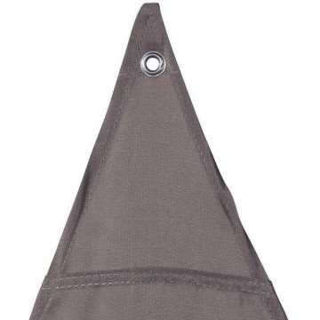 Toile solaire Hespéride Anori taupe triangulaire - Le Dépôt Bailleul