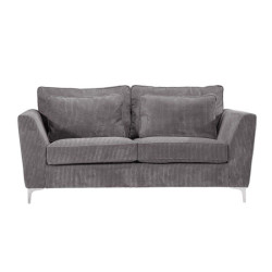 Canapé 2 places ISLA gris -  Le dépôt Bailleul