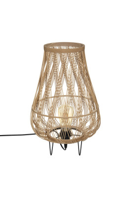 Lampe à poser en rotin H44...