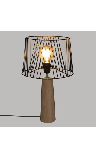 Lampe pied en bois H47.5 Atmosphera®