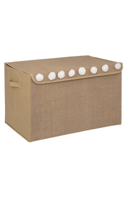 Coffre pliant en jute +...